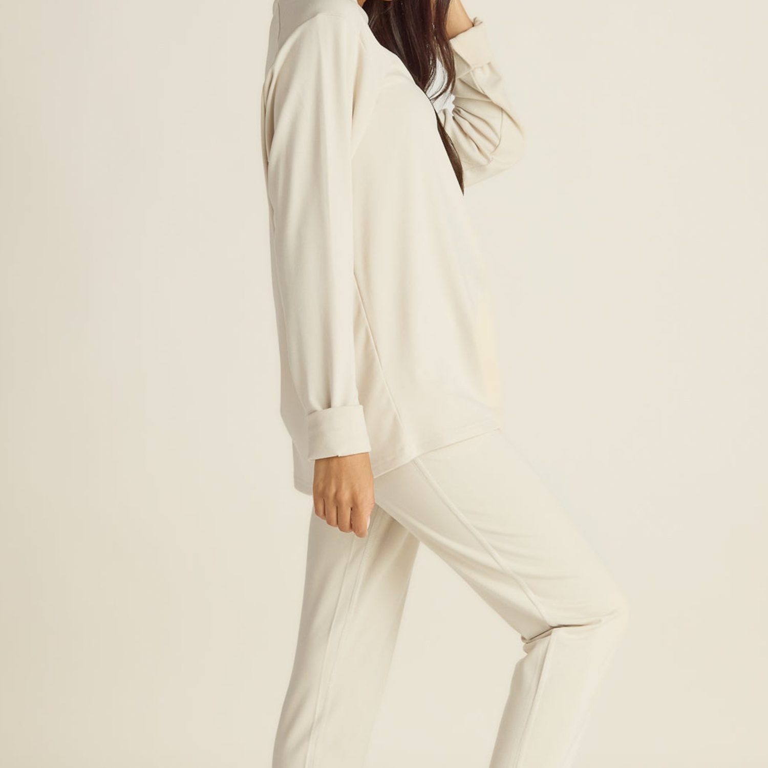 Ultra‑Soft Bamboo Blend Oversized Pullover Hoodie